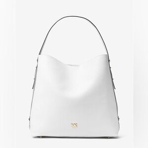 Michael Kors Griffin Large Pebbled Leather Hobo Bag